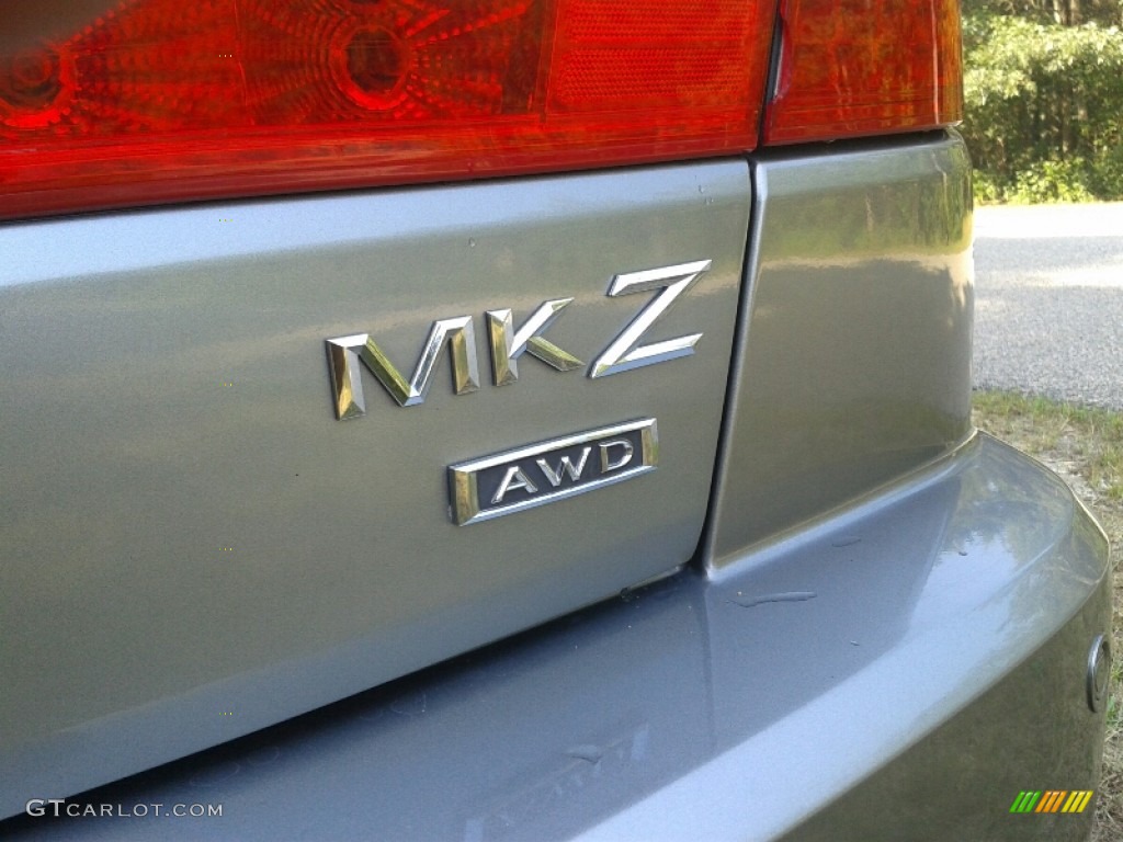 2008 MKZ AWD Sedan - Vapor Silver Metallic / Dark Charcoal photo #9