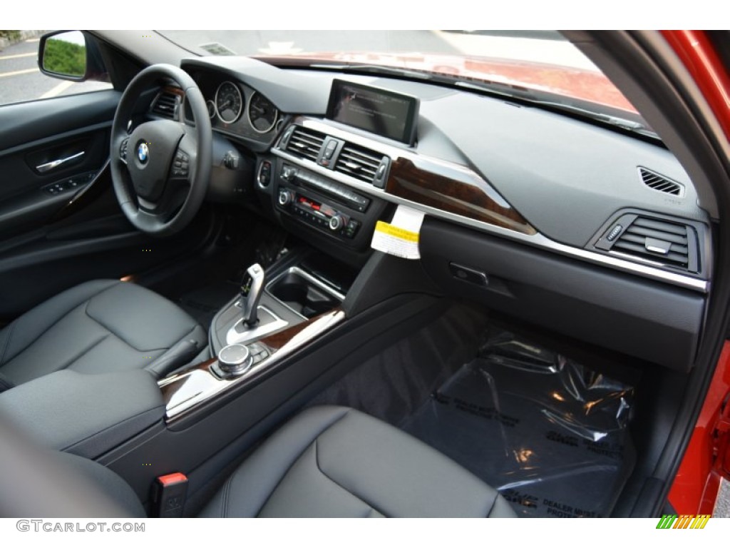 2015 3 Series 320i xDrive Sedan - Melbourne Red Metallic / Black photo #27