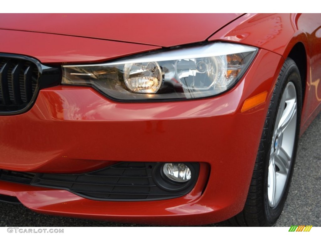 2015 3 Series 320i xDrive Sedan - Melbourne Red Metallic / Black photo #31