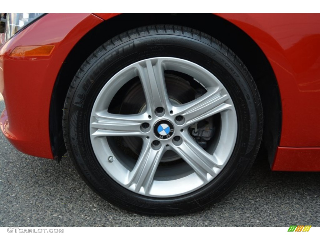 2015 3 Series 320i xDrive Sedan - Melbourne Red Metallic / Black photo #32