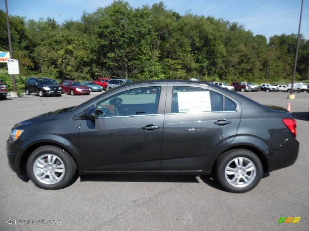 Nightfall Gray Metallic 2016 Chevrolet Sonic LT Sedan Exterior Photo #107002024