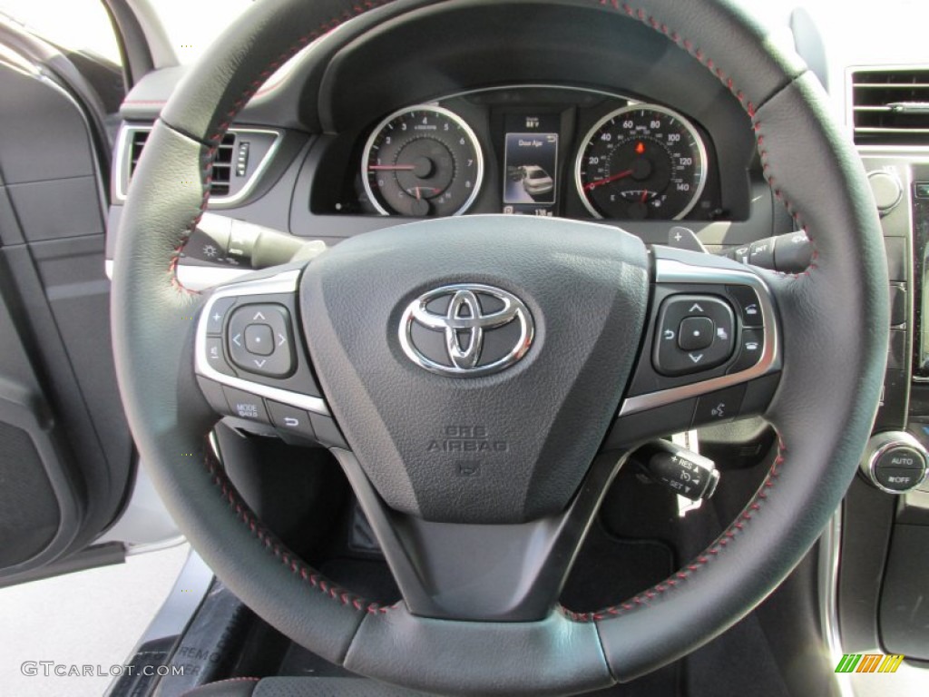 2015 Camry XSE V6 - Celestial Silver Metallic / Black photo #31