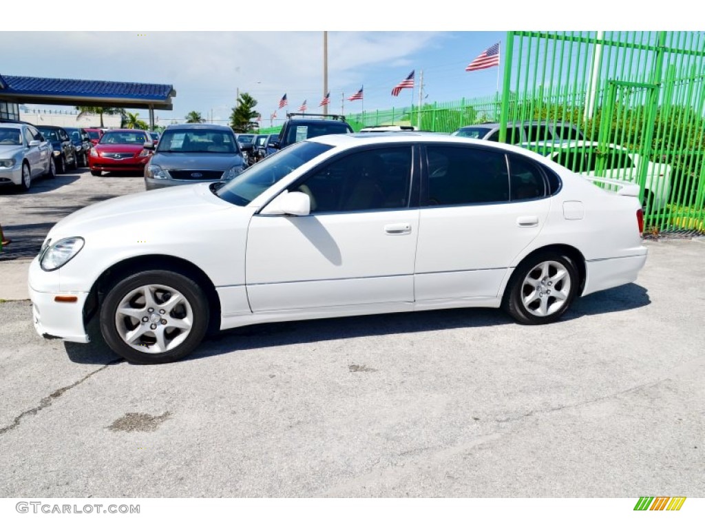 1999 GS 300 - Diamond White Pearl / Light Charcoal photo #5