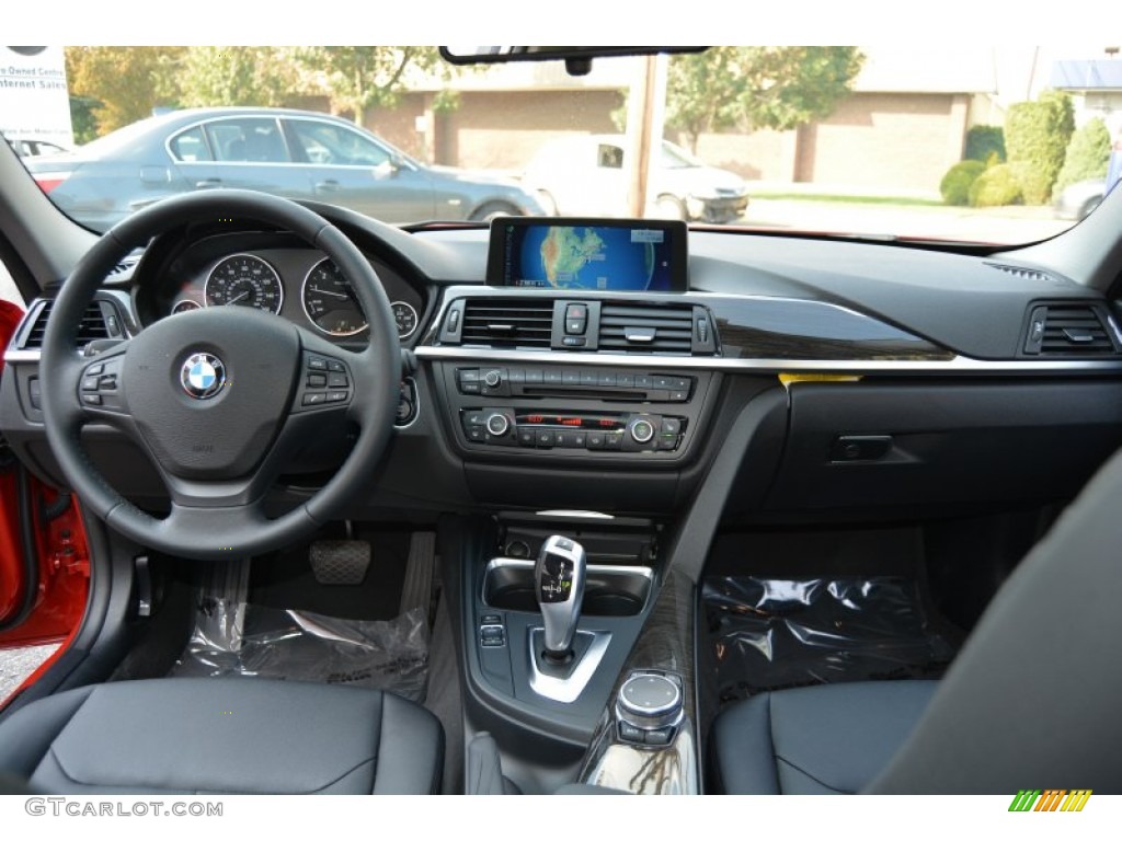 2015 BMW 3 Series 320i xDrive Sedan Black Dashboard Photo #107003629