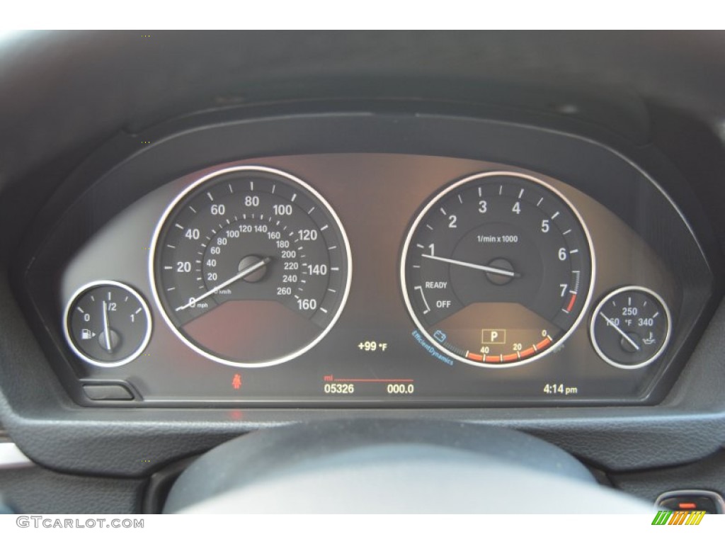 2015 BMW 3 Series 320i xDrive Sedan Gauges Photos