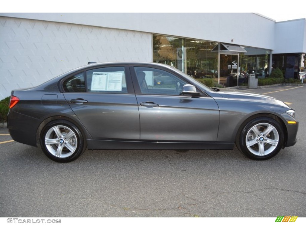 2015 3 Series 320i xDrive Sedan - Mineral Grey Metallic / Black photo #2