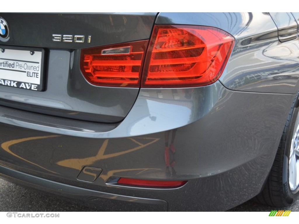 2015 3 Series 320i xDrive Sedan - Mineral Grey Metallic / Black photo #23