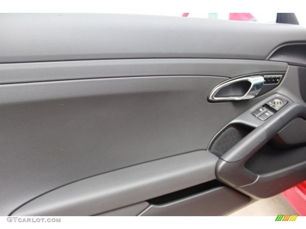 2016 Porsche Cayman Standard Cayman Model Black Door Panel Photo #107004595