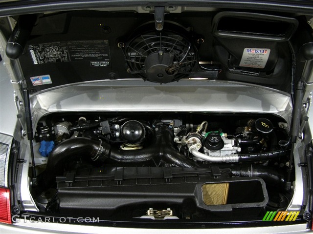 2003 911 Turbo Coupe - Arctic Silver Metallic / Black photo #14