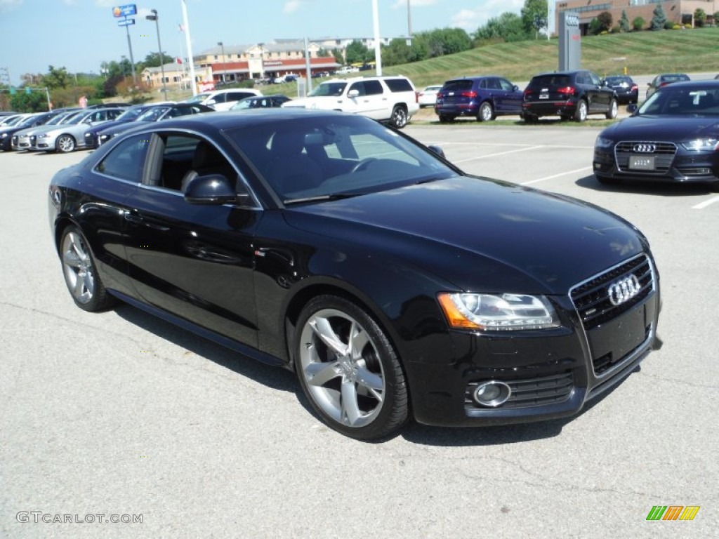 Brilliant Black 2009 Audi A5 3.2 quattro S Line Coupe Exterior Photo #107006636