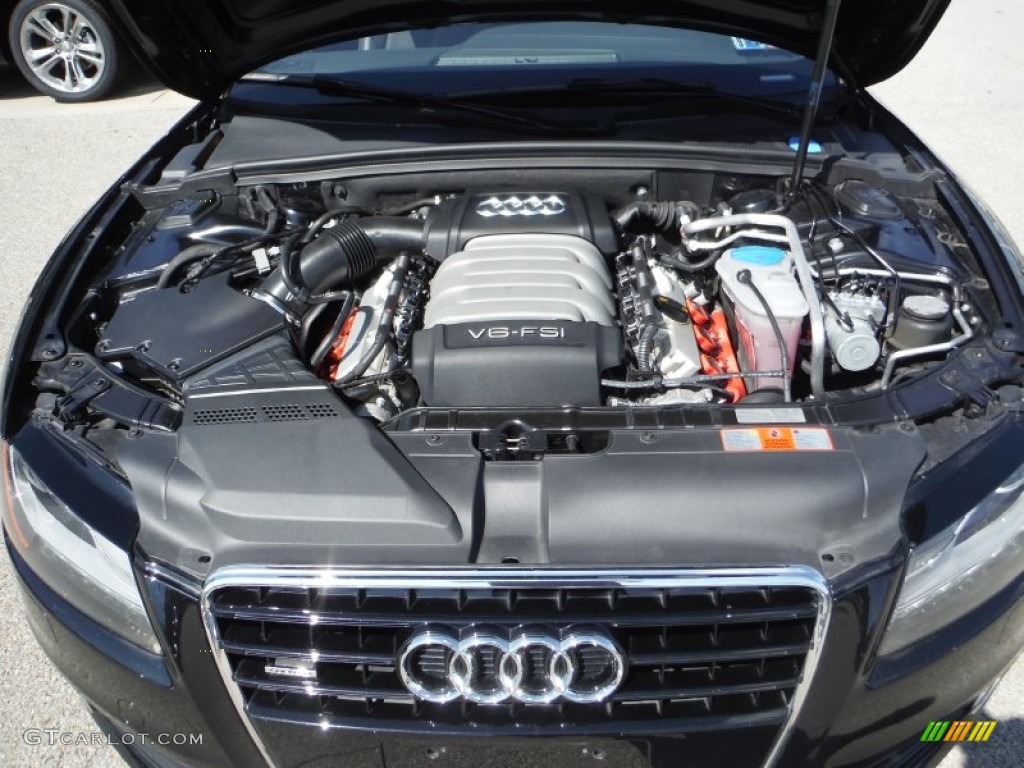 2009 Audi A5 3.2 quattro S Line Coupe 3.2 Liter FSI DOHC 24-Valve VVT V6 Engine Photo #107006746
