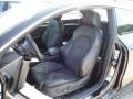 2009 Audi A5 Black Interior Front Seat Photo