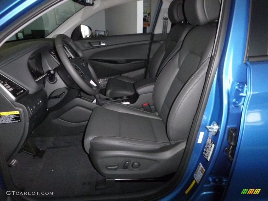 Black Interior 2016 Hyundai Tucson Limited AWD Photo #107013195