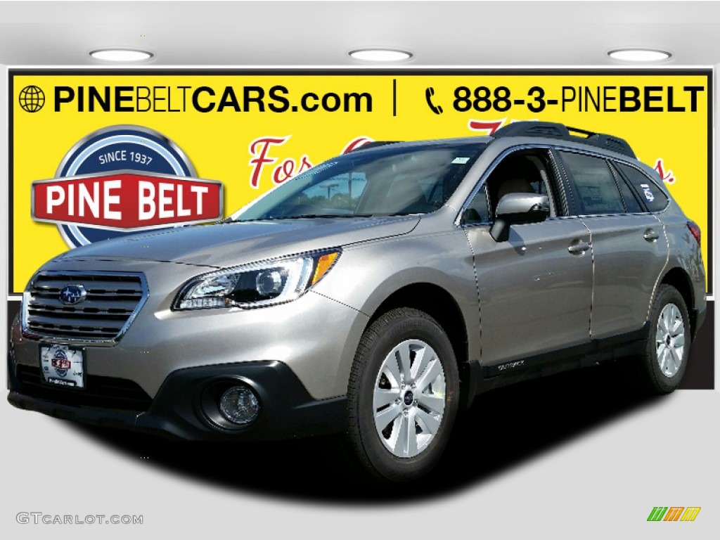 2016 Outback 2.5i Premium - Tungsten Metallic / Warm Ivory photo #1