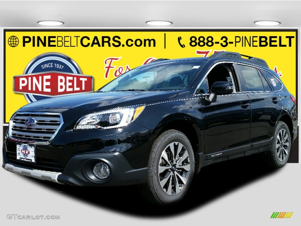 2016 Outback 2.5i Limited - Crystal Black Silica / Slate Black photo #1