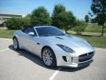 2015 Rhodium Silver Metallic Jaguar F-TYPE Convertible  photo #4