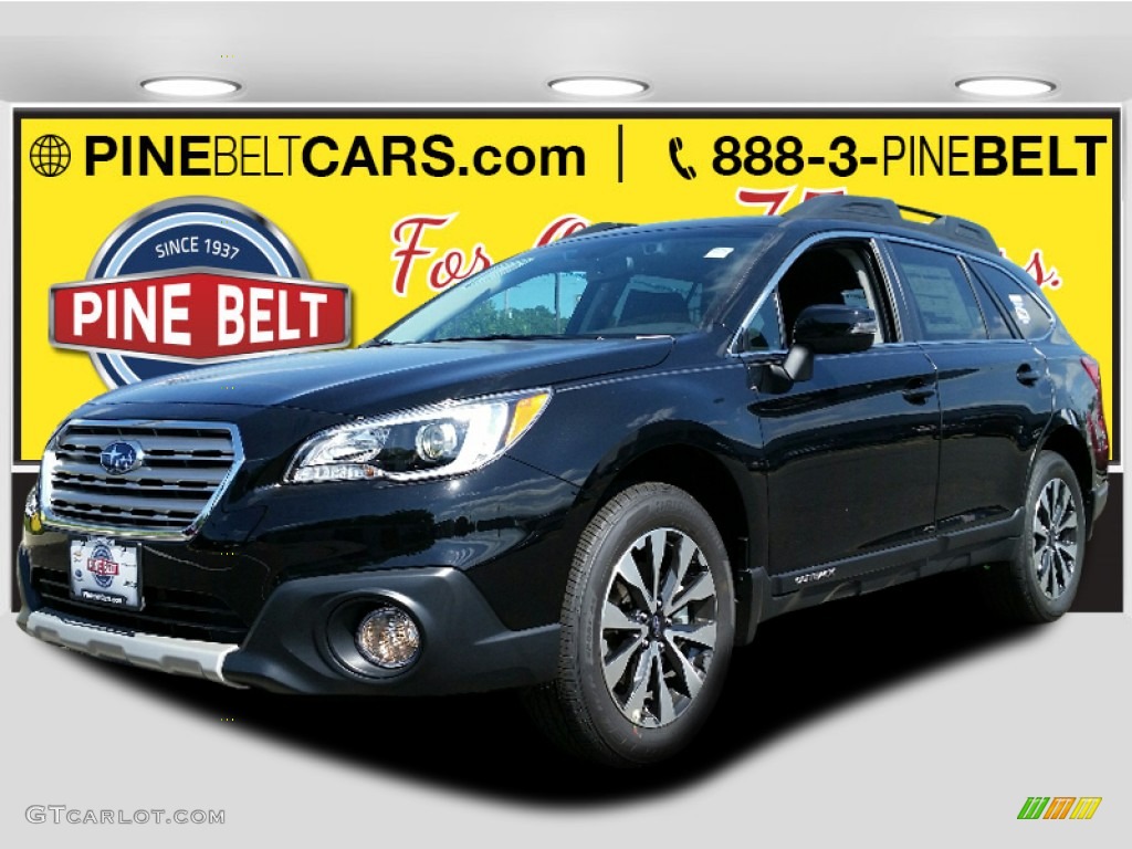 2016 Outback 3.6R Limited - Crystal Black Silica / Slate Black photo #1