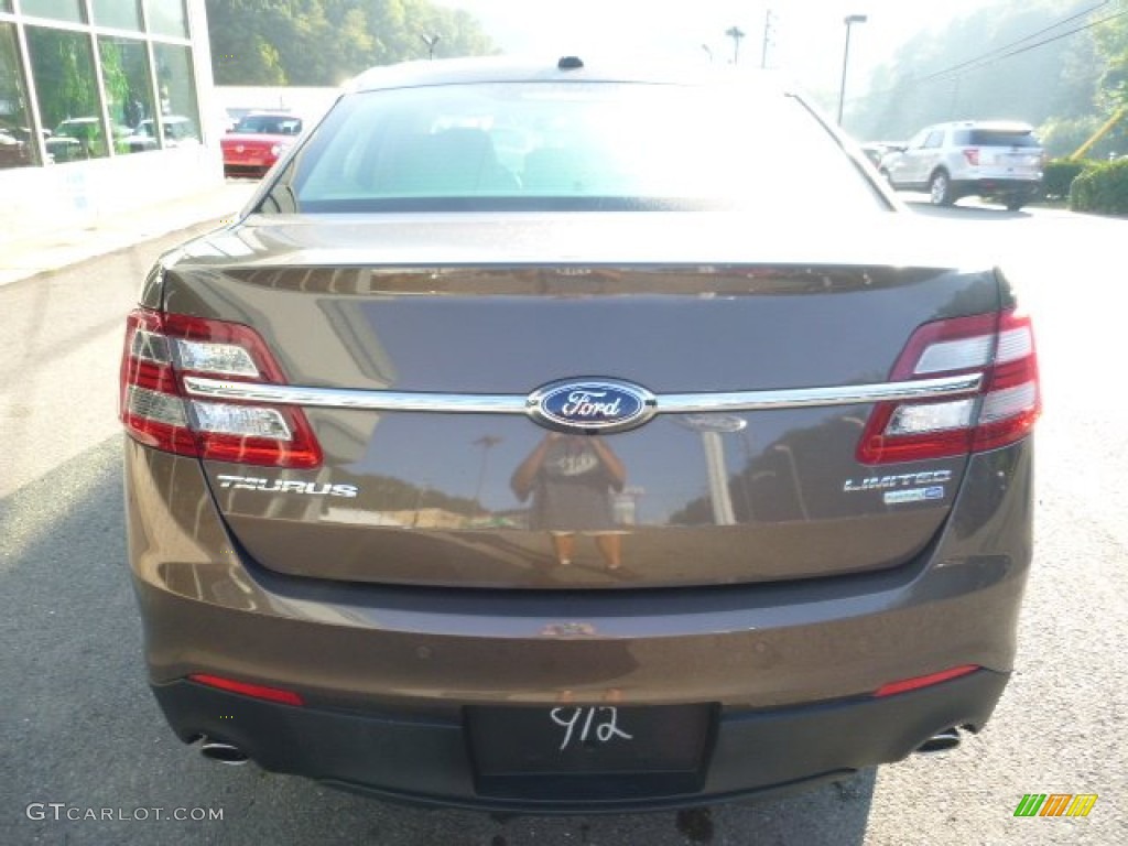 2015 Taurus Limited AWD - Caribou Metallic / Dune photo #6