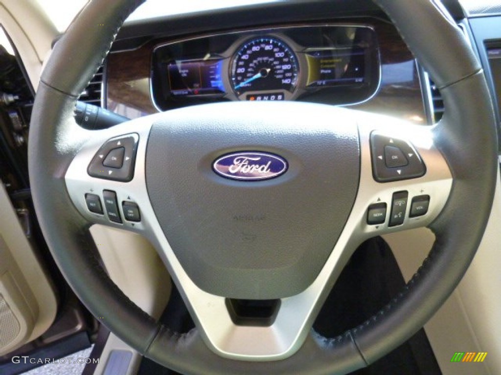 2015 Taurus Limited AWD - Caribou Metallic / Dune photo #22