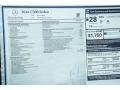 2016 Mercedes-Benz C 300 Sedan Window Sticker