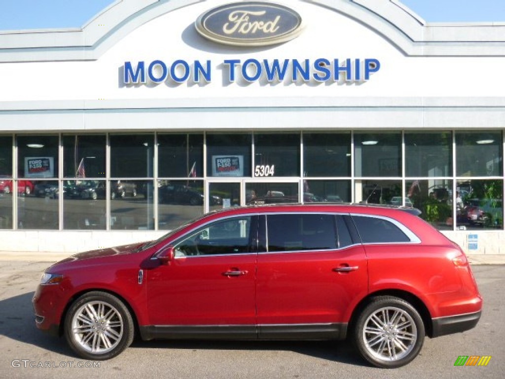 2013 MKT EcoBoost AWD - Ruby Red / Charcoal Black photo #7