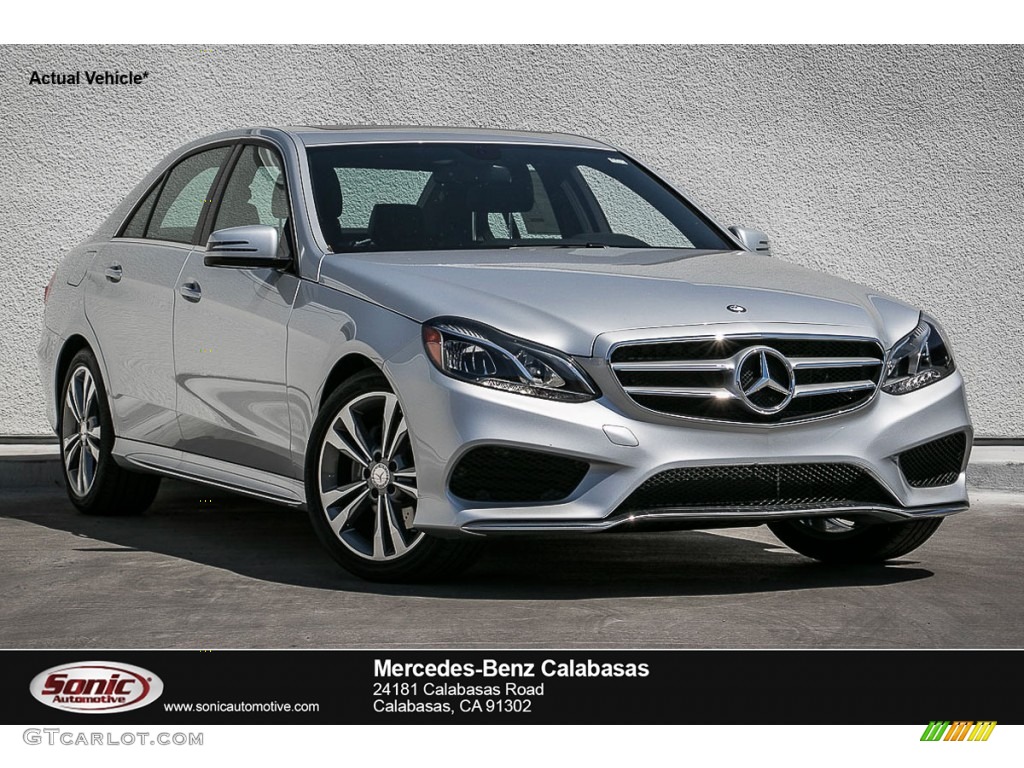 2016 E 350 Sedan - Iridium Silver Metallic / Black photo #1