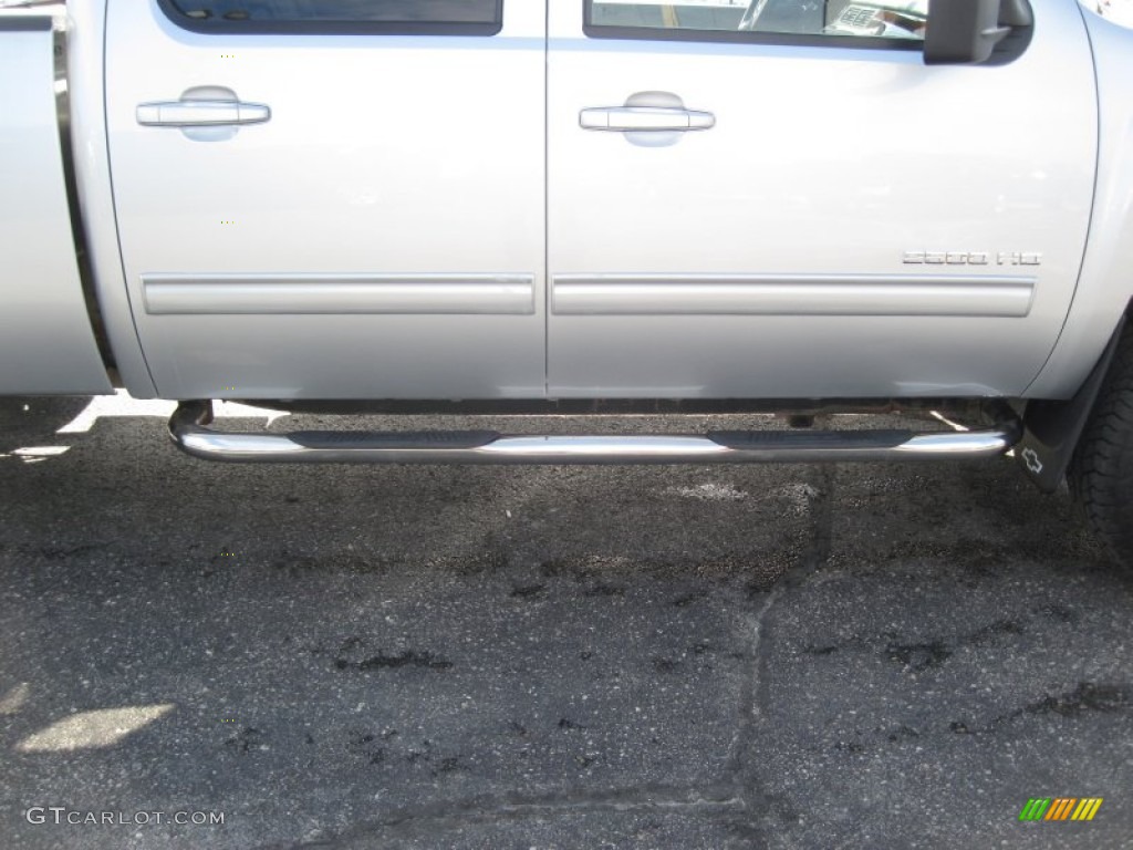 2010 Silverado 2500HD LTZ Crew Cab 4x4 - Sheer Silver Metallic / Ebony photo #9