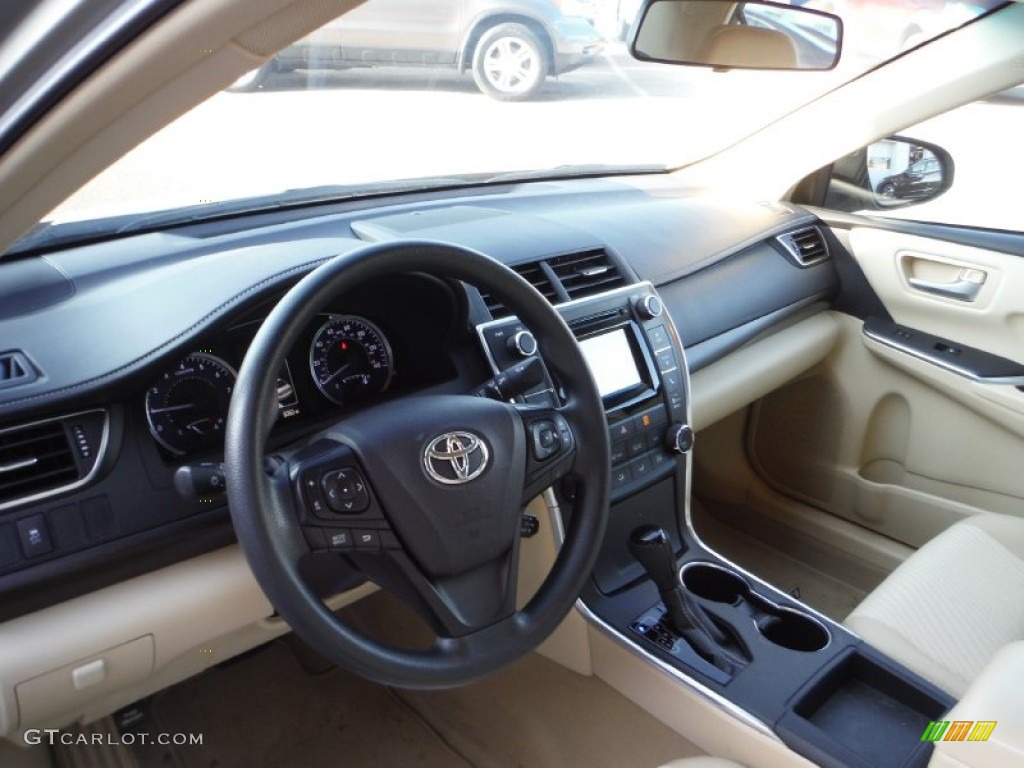 2015 Camry LE - Creme Brulee Mica / Almond photo #10
