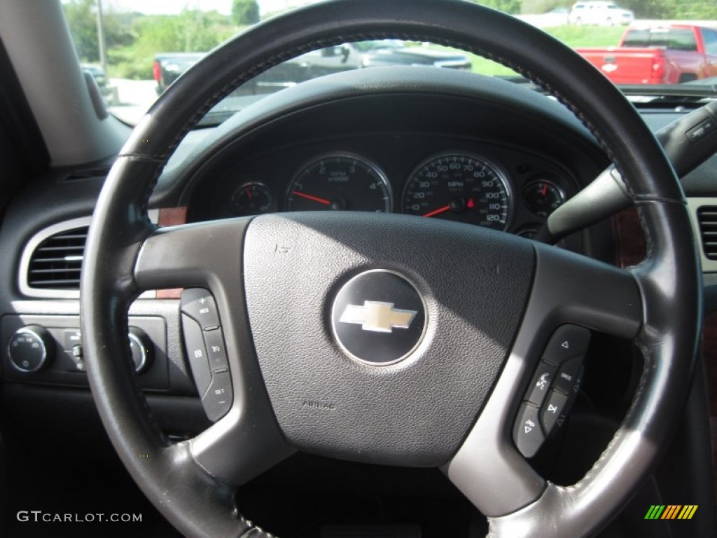 2010 Silverado 2500HD LTZ Crew Cab 4x4 - Sheer Silver Metallic / Ebony photo #33