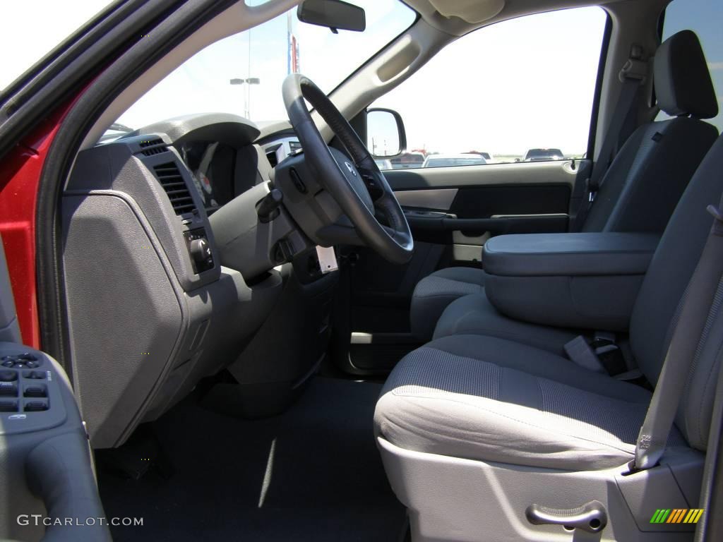 2007 Ram 1500 Big Horn Edition Quad Cab 4x4 - Inferno Red Crystal Pearl / Medium Slate Gray photo #9