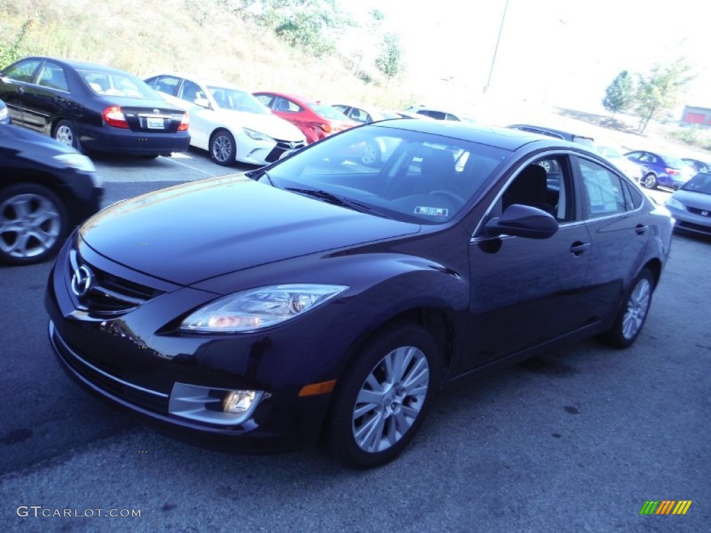 2010 MAZDA6 i Touring Sedan - Black Cherry Metallic / Black photo #6