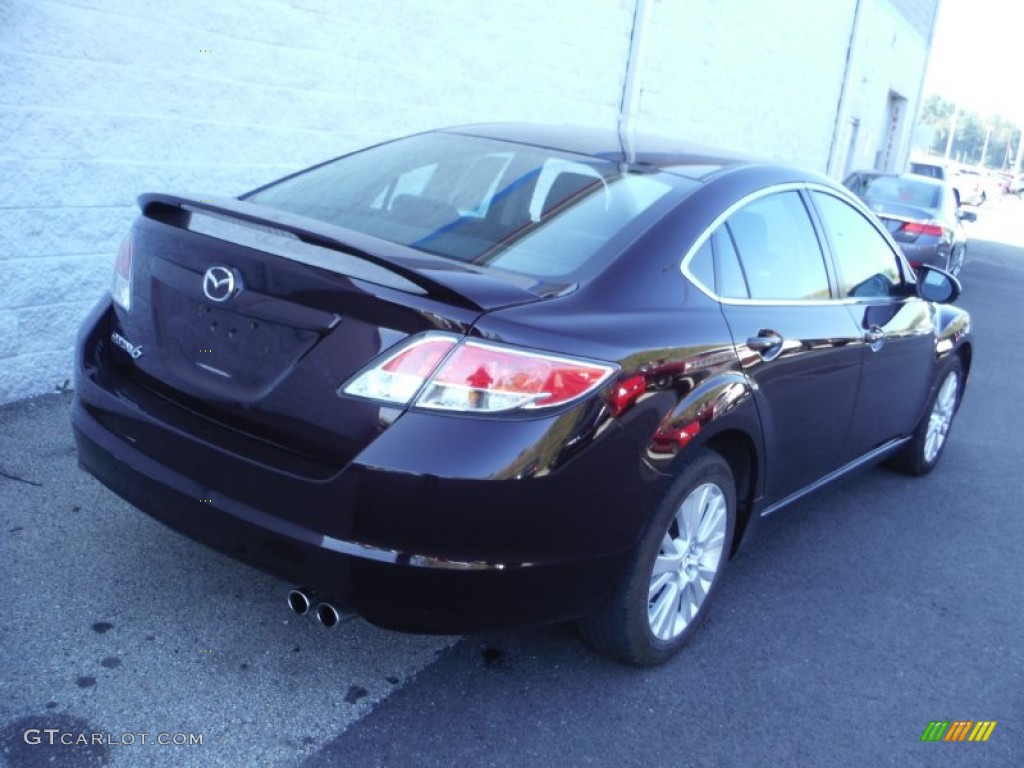 2010 MAZDA6 i Touring Sedan - Black Cherry Metallic / Black photo #8