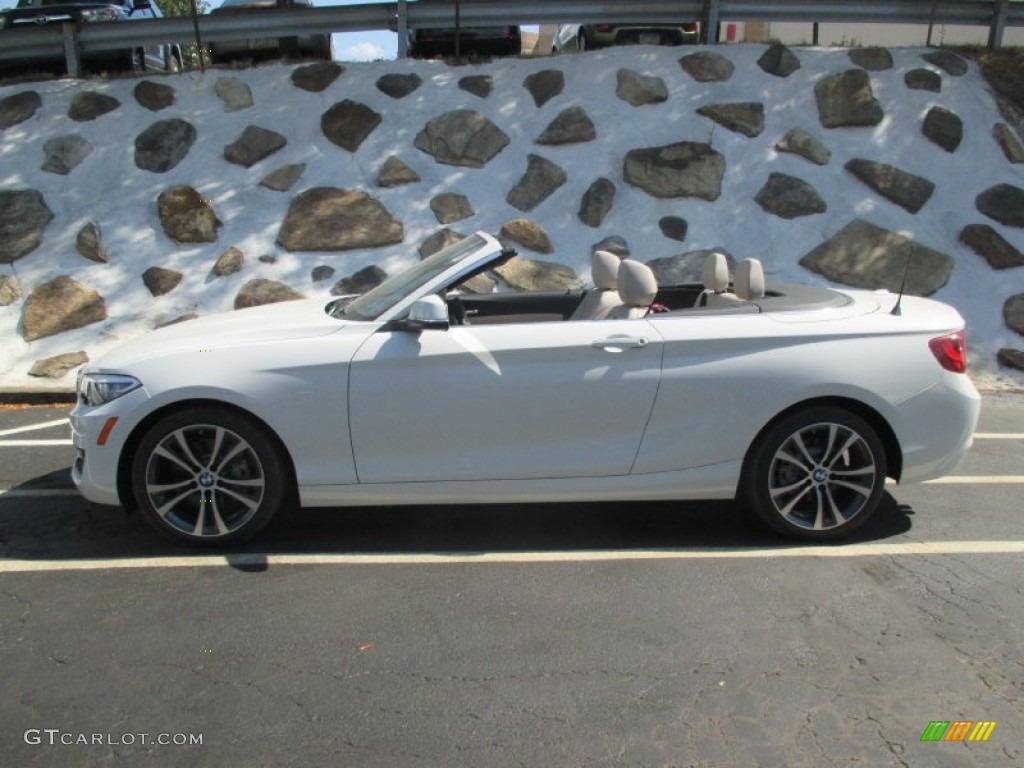 Alpine White 2016 BMW 2 Series 228i xDrive Convertible Exterior Photo #107021724