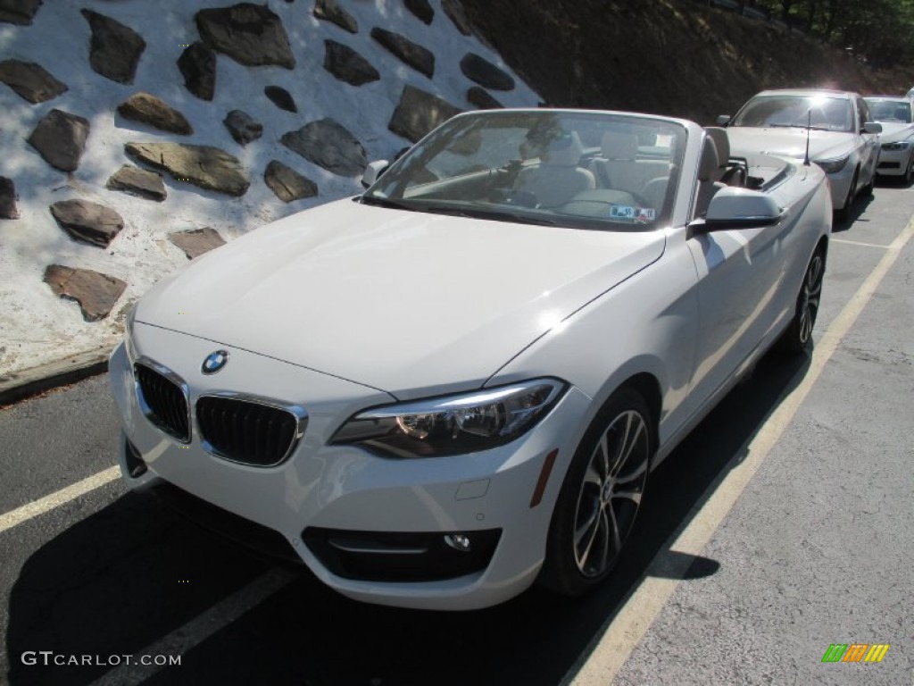 Alpine White 2016 BMW 2 Series 228i xDrive Convertible Exterior Photo #107021937