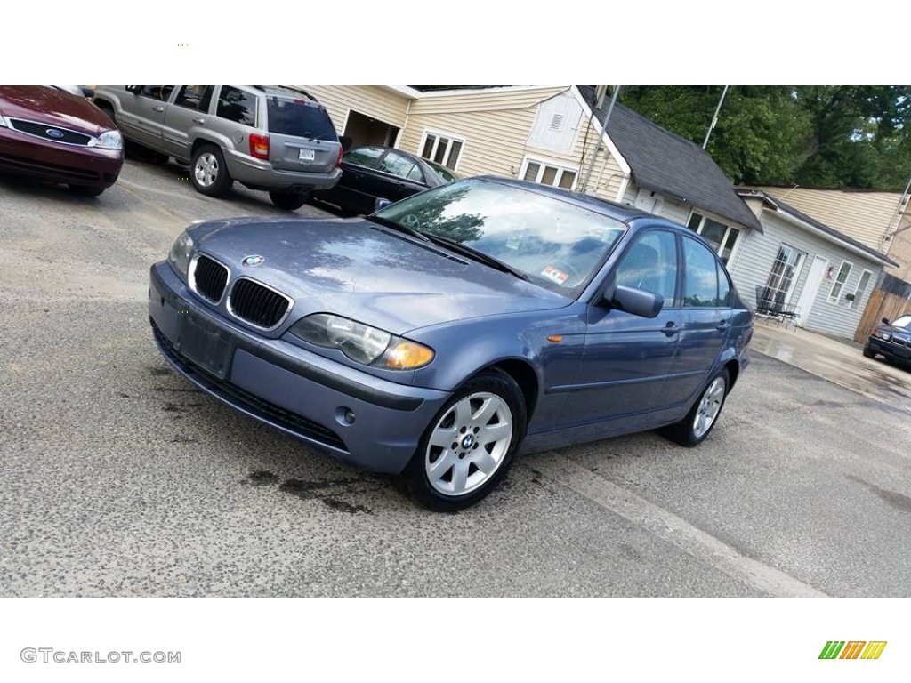 2004 3 Series 325xi Sedan - Silver Grey Metallic / Black photo #1