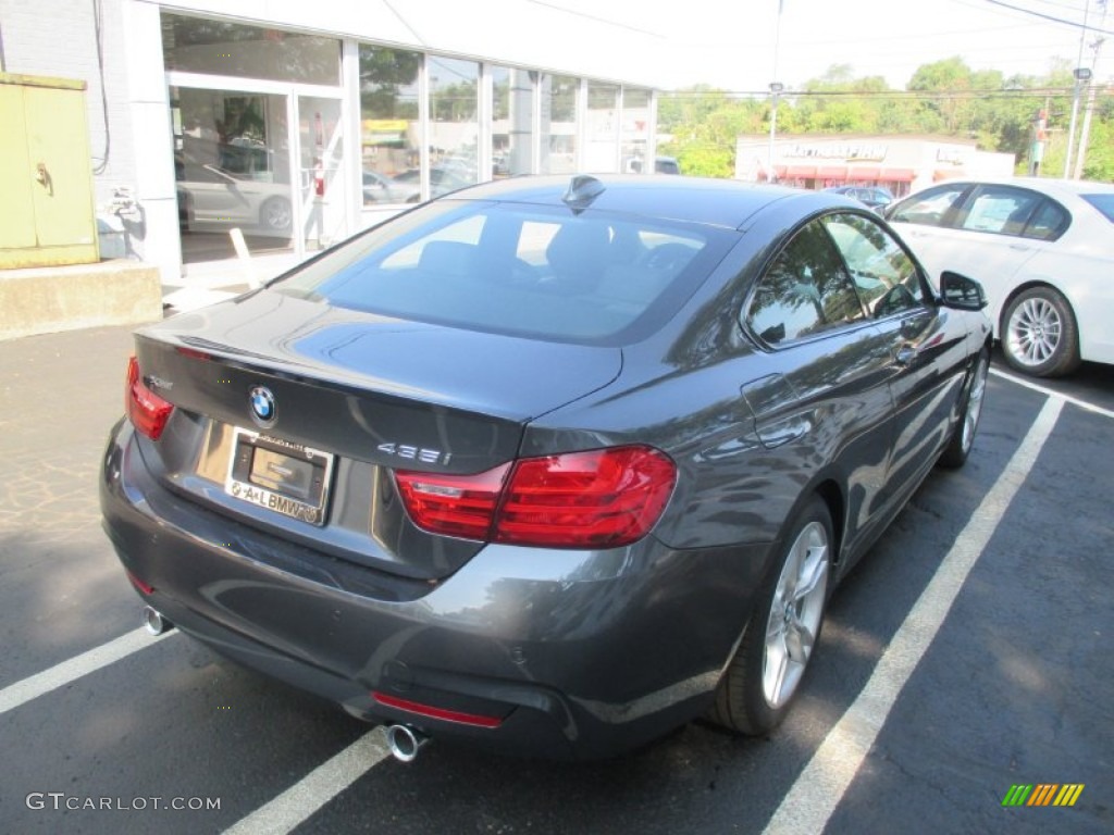 2016 4 Series 435i xDrive Coupe - Mineral Grey Metallic / Black photo #6