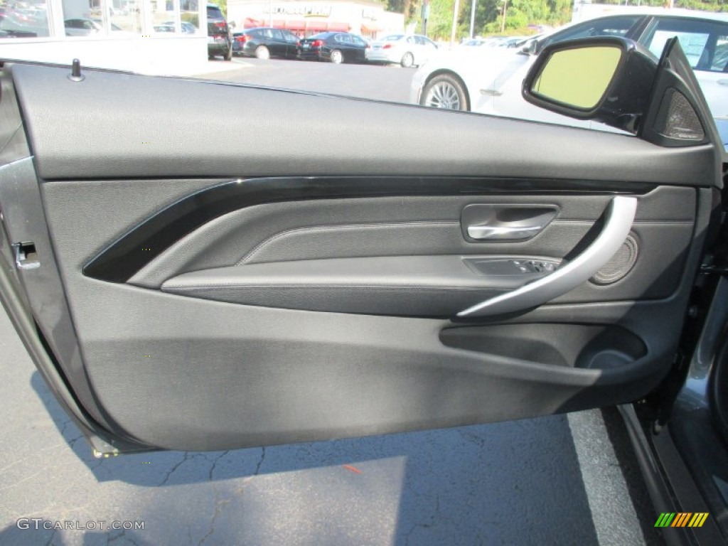 2016 BMW 4 Series 435i xDrive Coupe Black Door Panel Photo #107022606