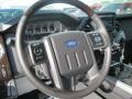 2016 Ford F350 Super Duty Platinum Black Interior Steering Wheel Photo
