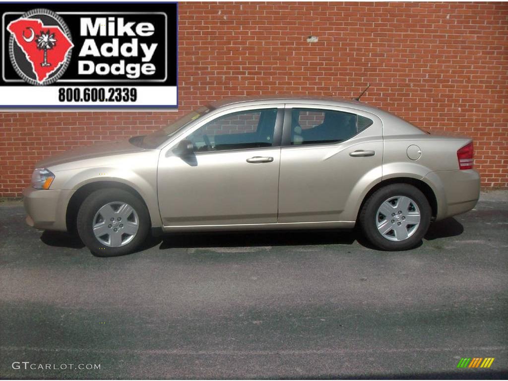 2009 Avenger SE - Light Sandstone Metallic / Dark Khaki/Light Graystone photo #1