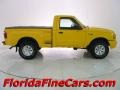 2002 Chrome Yellow Ford Ranger Edge Regular Cab  photo #4