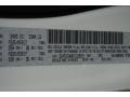PW3: White 2016 Dodge Journey SE Color Code