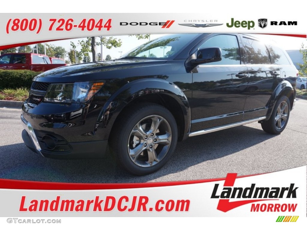 2016 Journey Crossroad AWD - Pitch Black / Black photo #1