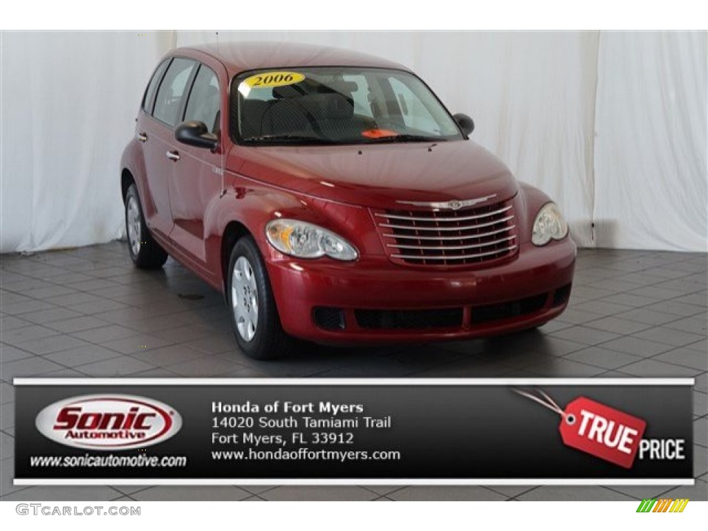 2006 PT Cruiser  - Inferno Red Crystal Pearl / Pastel Slate Gray photo #1
