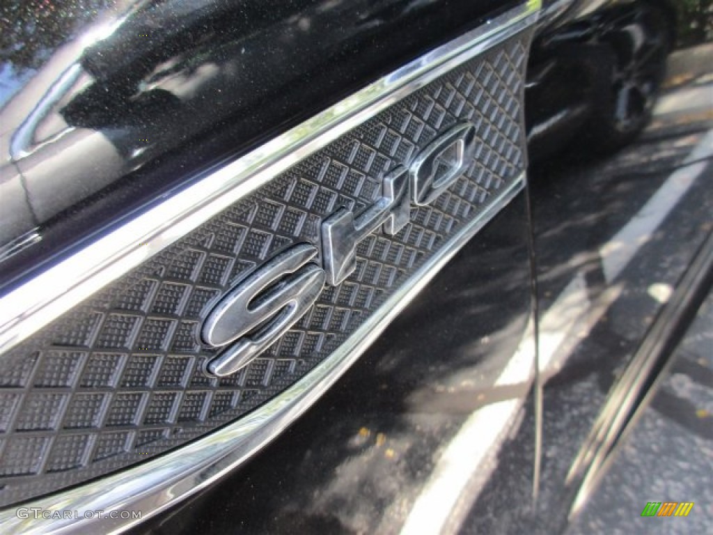 2015 Taurus SHO AWD - Tuxedo Black Metallic / SHO Charcoal Black/Mayan Gray photo #3