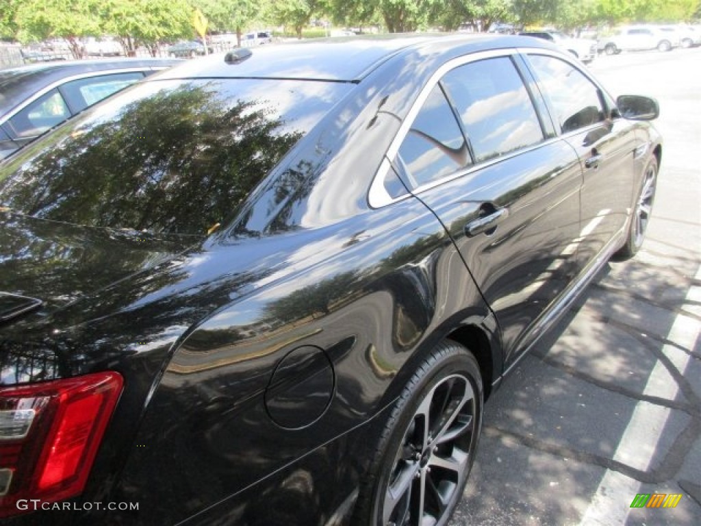 2015 Taurus SHO AWD - Tuxedo Black Metallic / SHO Charcoal Black/Mayan Gray photo #7
