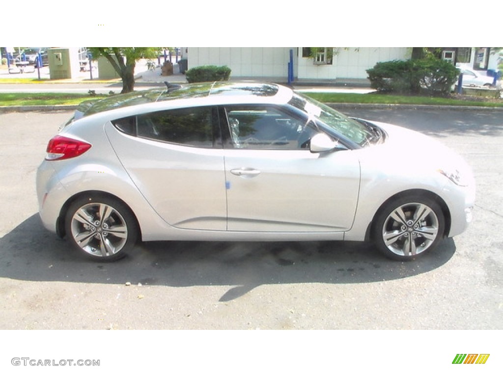 Ironman Silver 2016 Hyundai Veloster Standard Veloster Model Exterior Photo #107028076