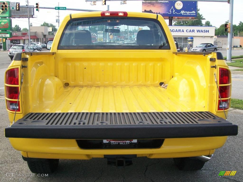 2005 Ram 1500 SLT Rumble Bee Regular Cab 4x4 - Solar Yellow / Dark Slate Gray photo #5