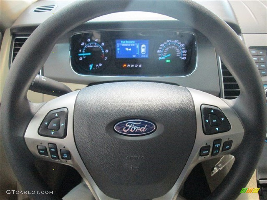 2015 Taurus SE - Tuxedo Black Metallic / Dune photo #18