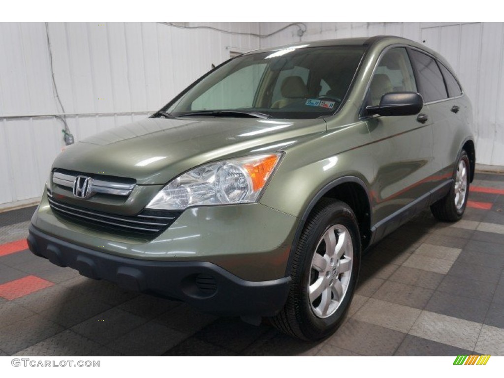 Green Tea Metallic 2008 Honda CR-V EX 4WD Exterior Photo #107030661