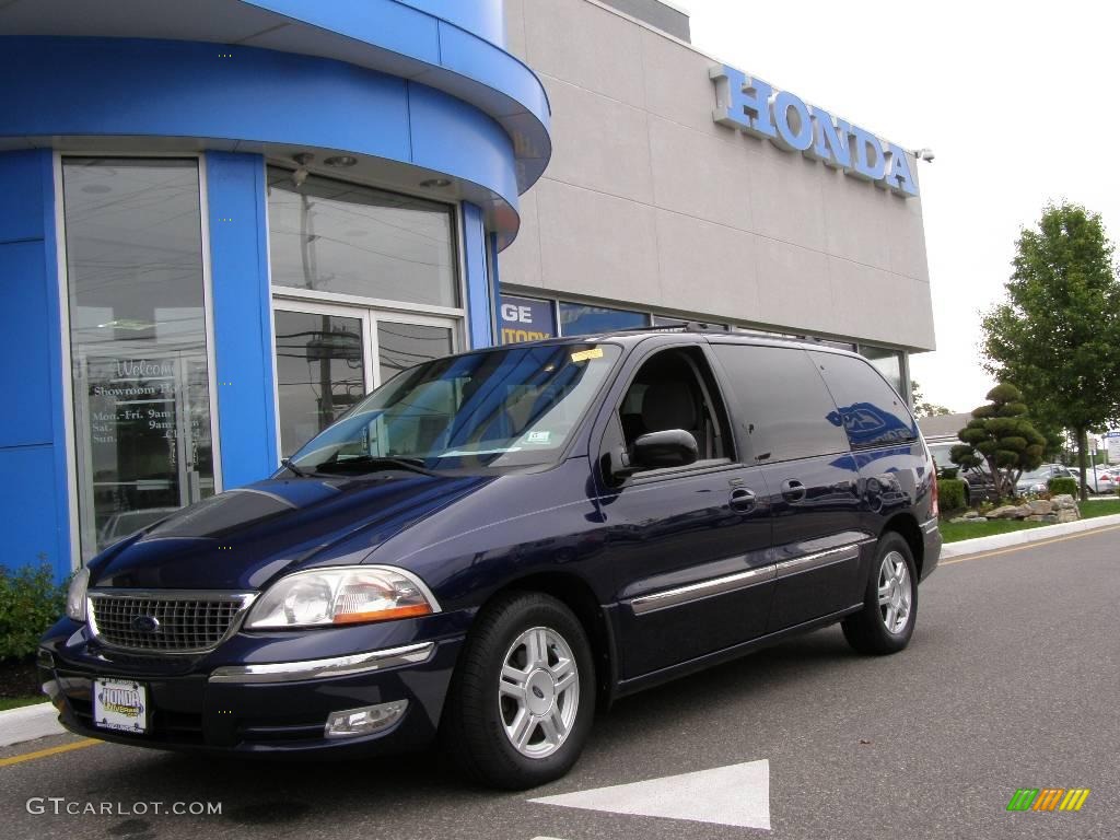 2001 Windstar SE - Medium Royal Blue Metallic / Medium Graphite photo #1
